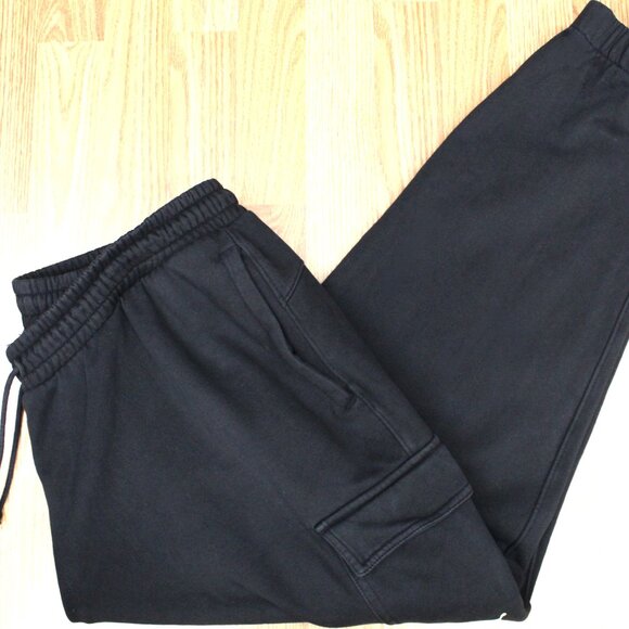 PUMA CARGO JOGGERS COTTON/POLY BLEND SWEATPANTS BLACK Sz 2X-LARGE, XXL - Picture 1 of 4